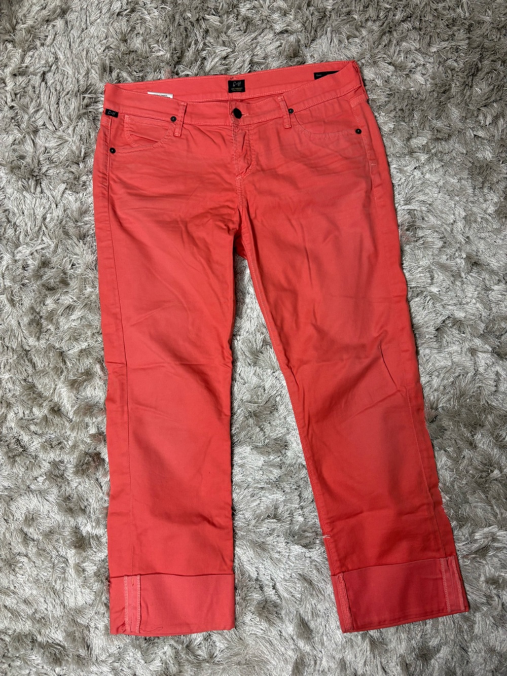 Citizens Of Humanity (Coral) Dani cropped straight leg Ankle Jeans
